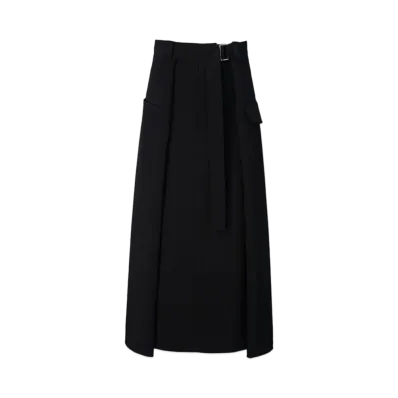 ANREALAGE Wrap Flare Skirt "Black"