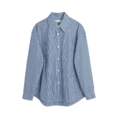OUR LEGACY Coco 70s Shirt Mid Mgmt Stripe "Blue"