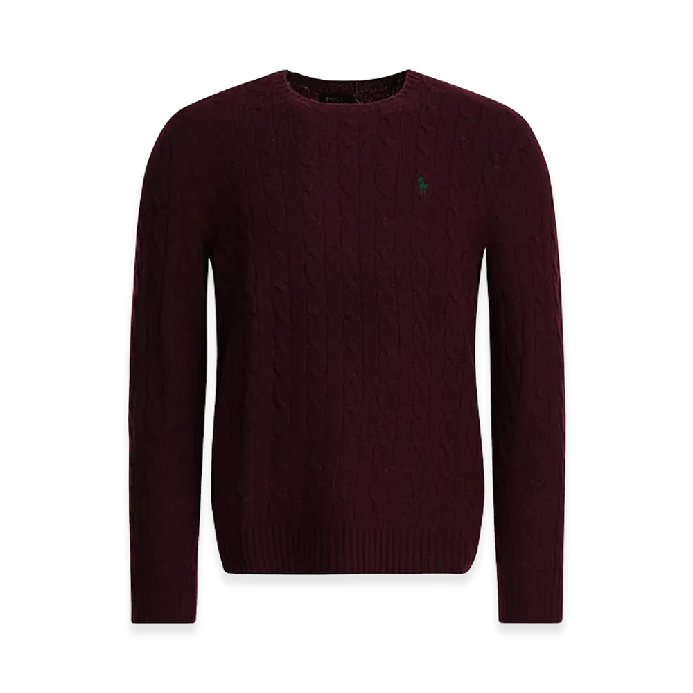 Polo Ralph Lauren Wool And Cashmere Sweater "Bordeaux"