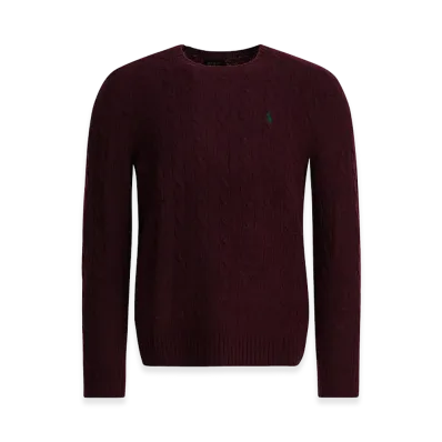Polo Ralph Lauren Wool And Cashmere Sweater "Bordeaux"