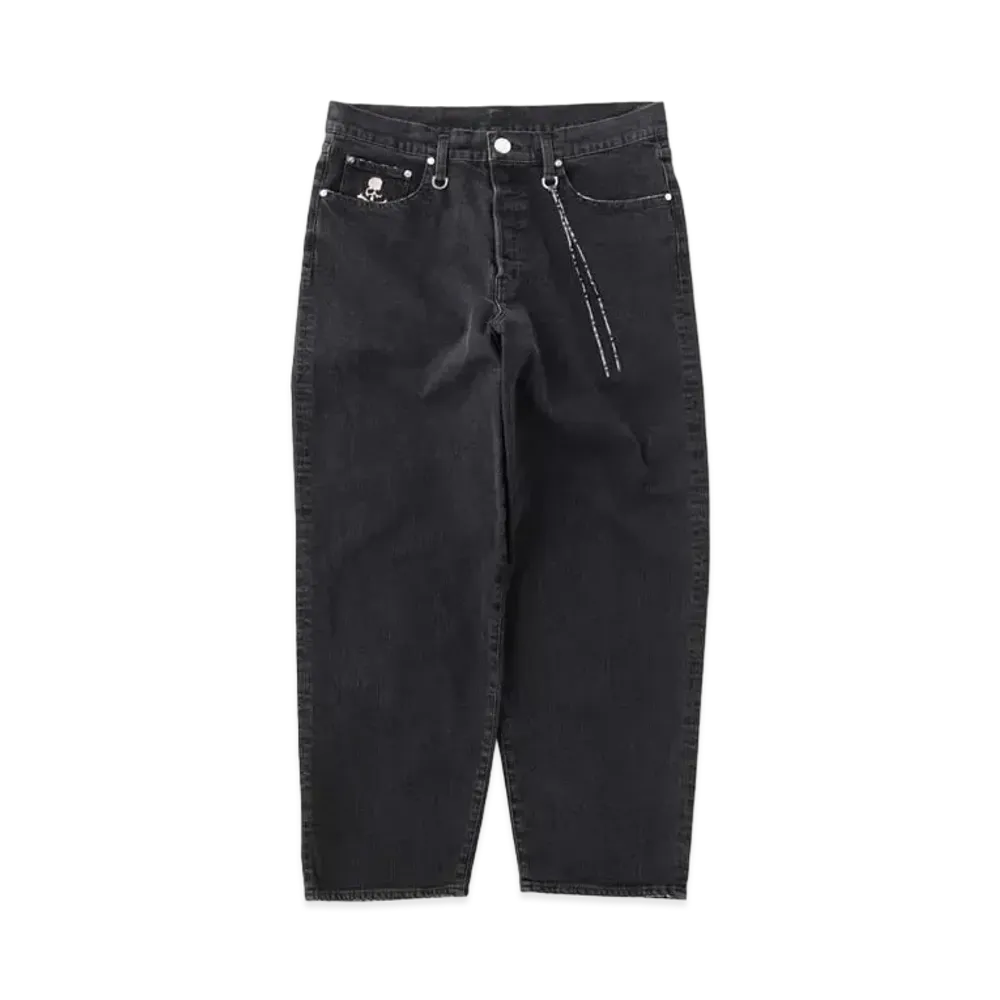 mastermind JAPAN Baggy Water Repellent Denim Pants "Black"