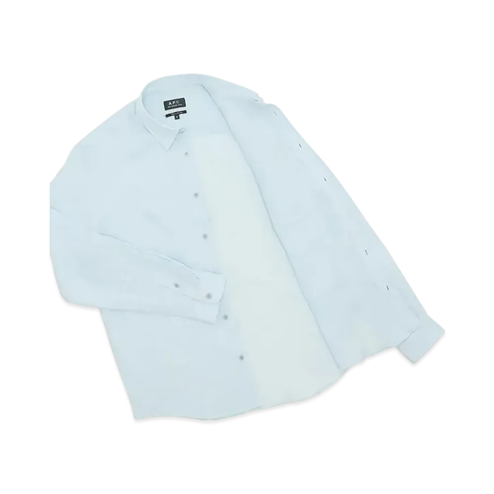 A.P.C. Chemise Cassel "Light Blue"