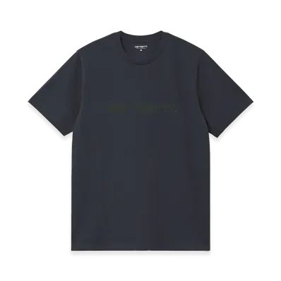Carhartt WIP S/S Script T-Shirt "Dark Navy/Dark Scarab"