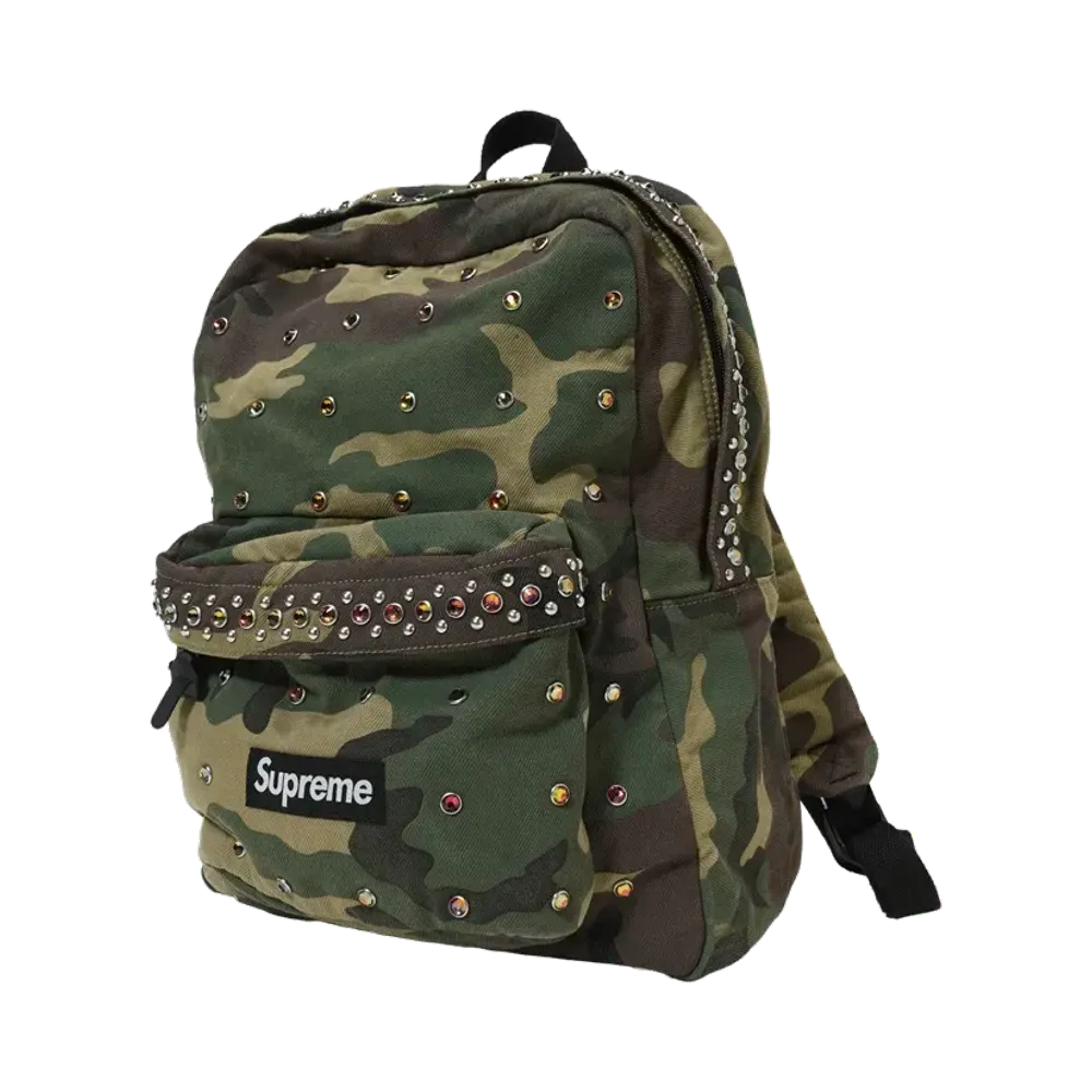 Supreme x b.b. Simon Denim Backpack "Woodland Camo"