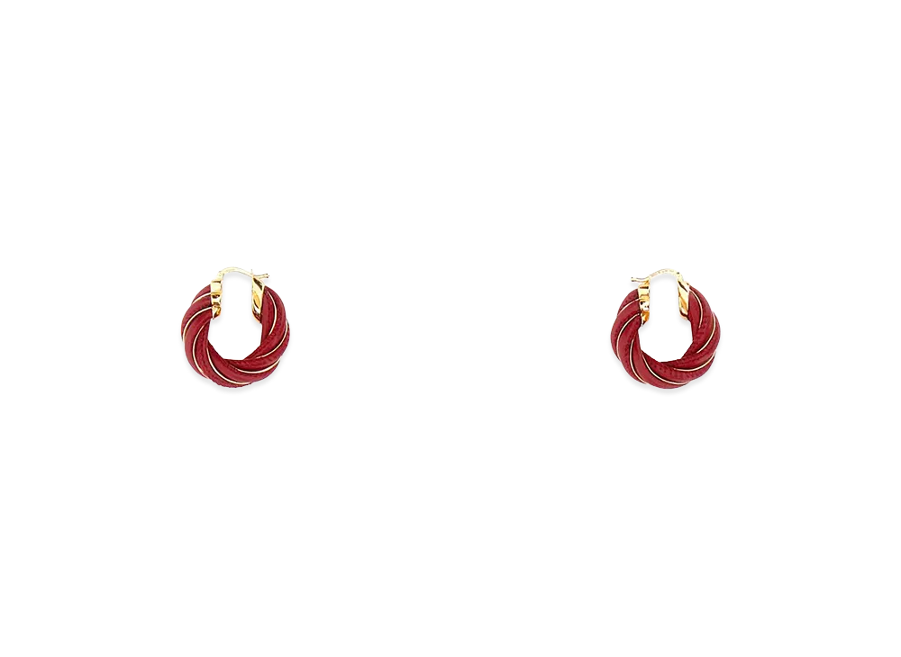 ボッテガヴェネタ エリプス ラージ セラミック ピアス 