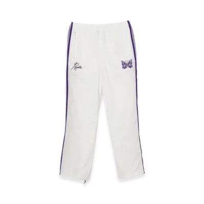 NEEDLES x Beams Nylon Track Pants "White"