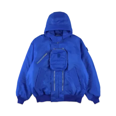PHINGERIN Elevation Hooded Bomber Jacket "Blue"