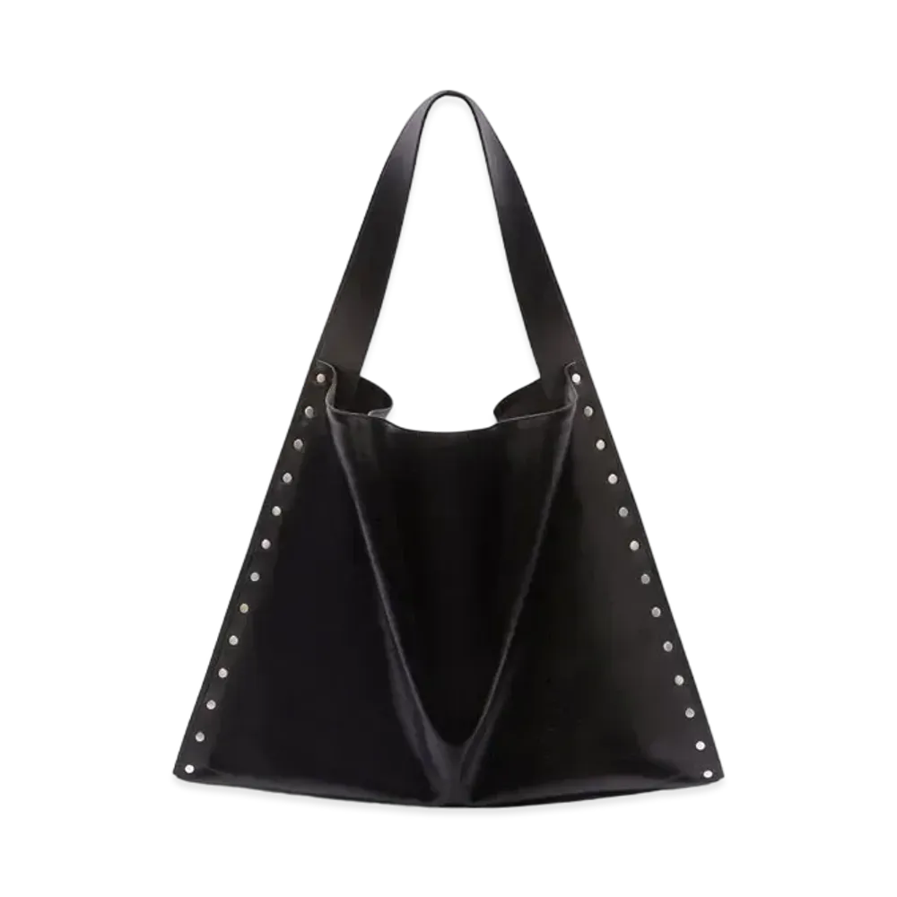Jil Sander Rivet Border Tote "Black"