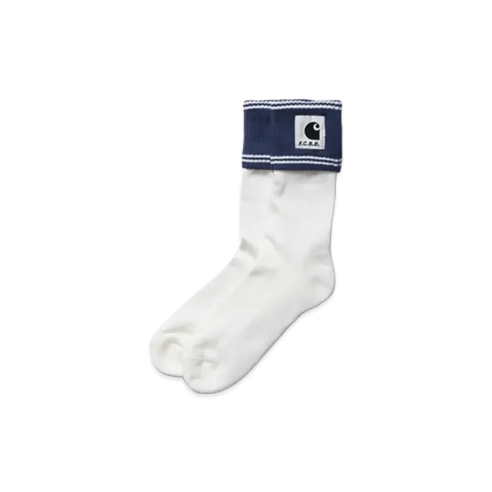 F.C.Real Bristol x Carhartt WIP Cuff Socks "Navy"