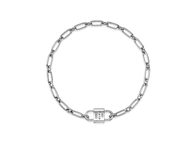 Tiffany & Co. Tiffany 1837 Large Double Lock Necklace "Sterling Silver"