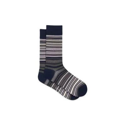 Paul Smith Random Border Socks "Navy"
