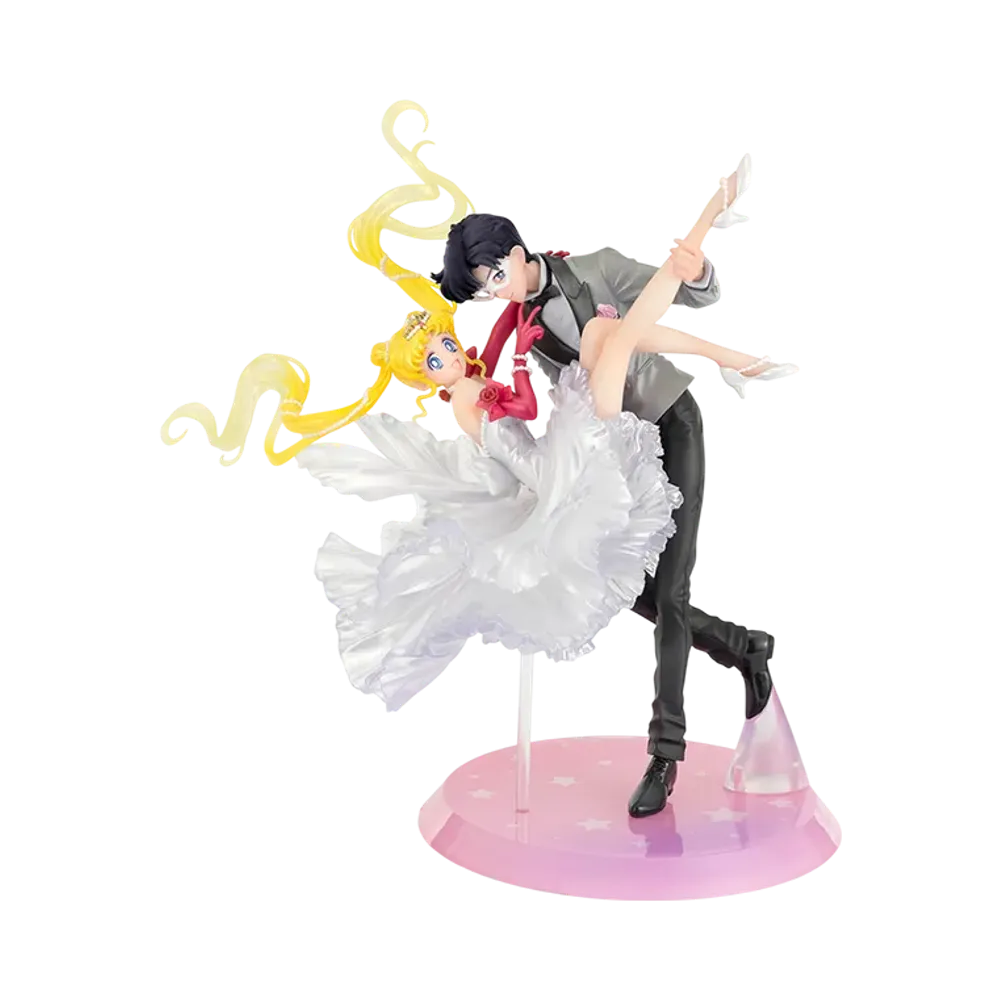BANDAI "Figuarts Zero chouette" -Sailor Moon series- Usagi & Tuxedo Mask [Moonlight Glow Edition] [FC Exclusive]