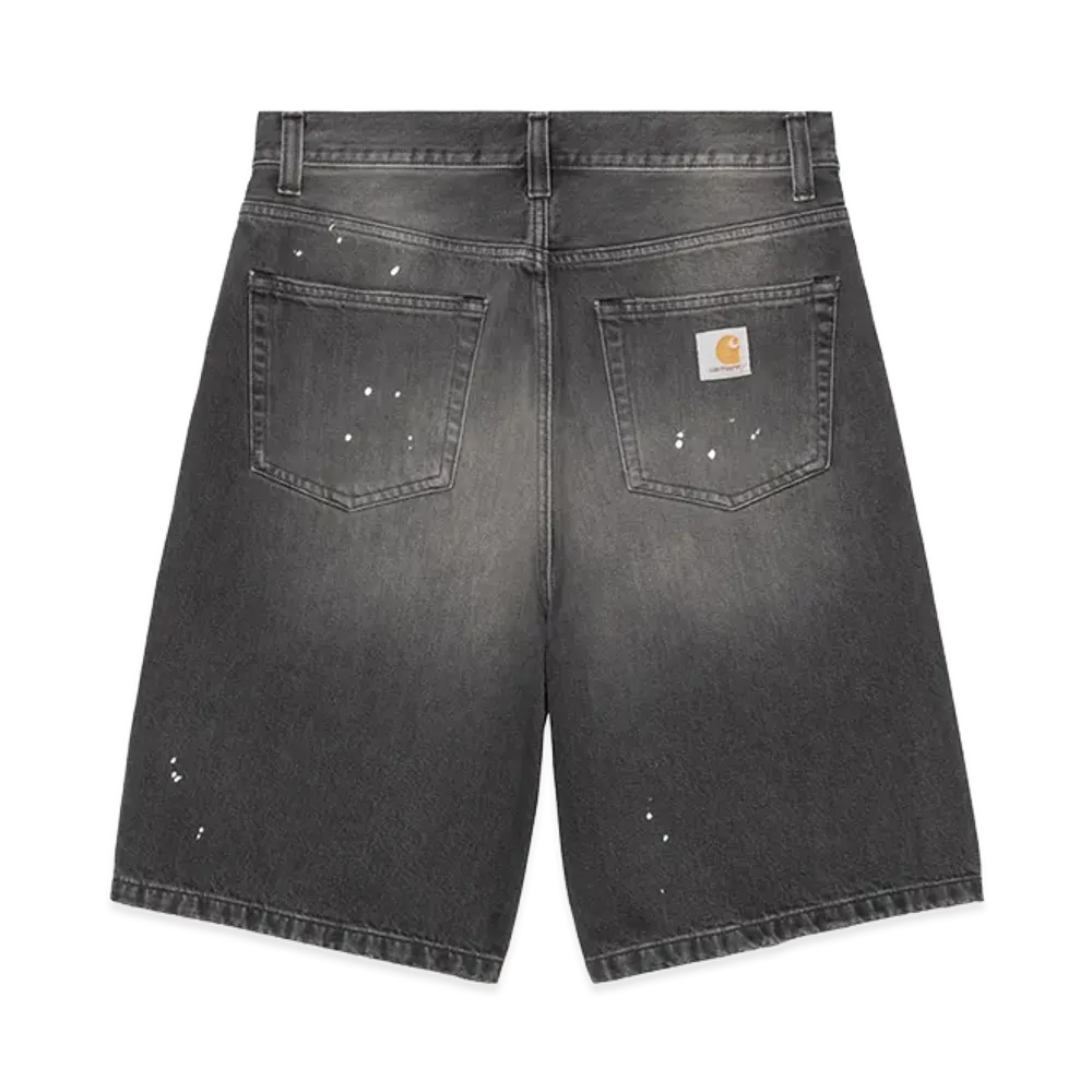 Carhartt WIP Landon Short "Black/Destroy Wash/Splatter"
