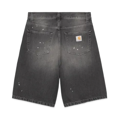 Carhartt WIP Landon Short "Black/Destroy Wash/Splatter"