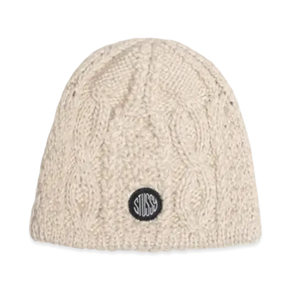 Stussy Skullcap Cable Knit "Natural"