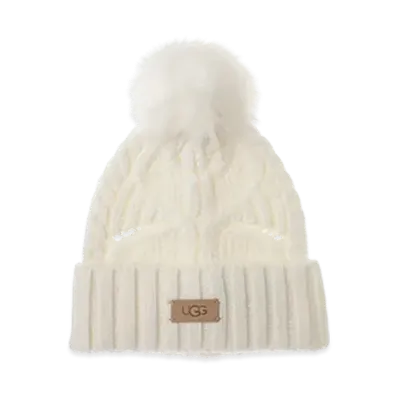 UGG Australia Cable Beanie With Pom "Nimbus"