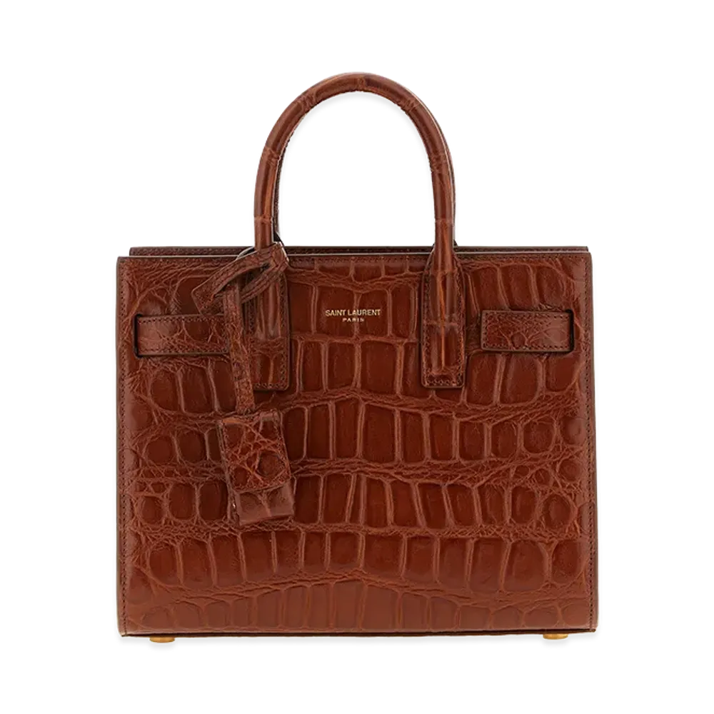 Saint Laurent Women's Nano sac De Jour Handbag "Brown"