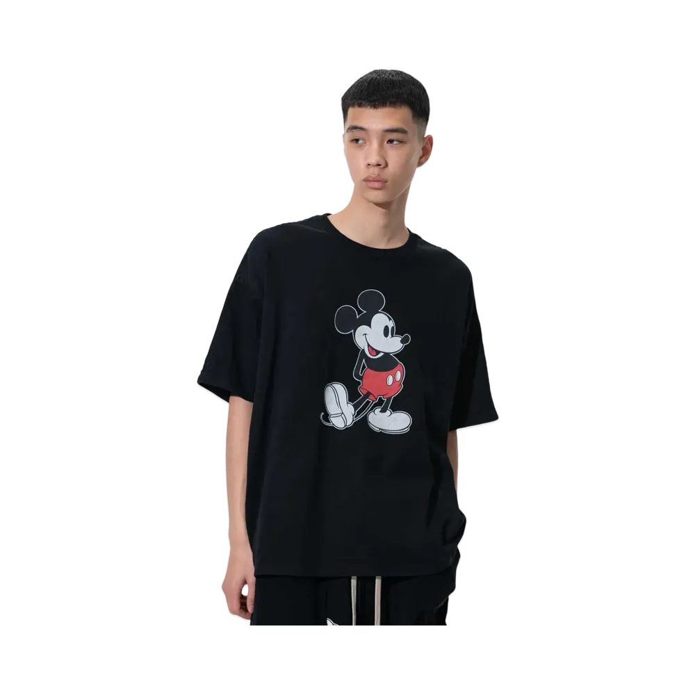 DISCOVERED < Mickey > Shell Stitch S/S Cutsewn "BLACK"