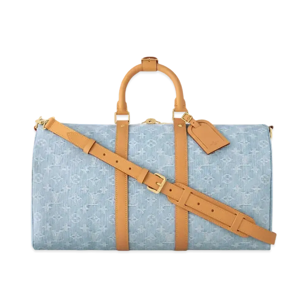 Louis Vuitton Keepall Bandouliere 45 GOTS "Sky Denim"
