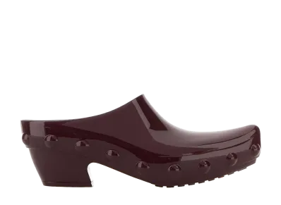 Bottega Veneta Women's Rubber Gondola Mules "Aubergine"