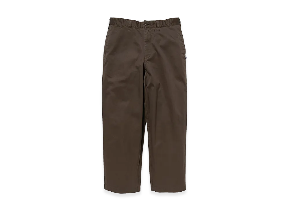 DESCENDANT GDT Twill Trousers "Brown"