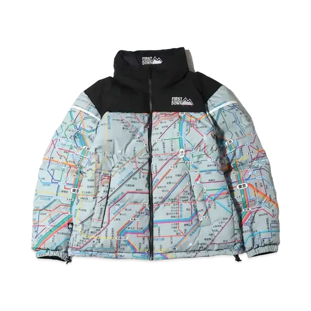 FIRST DOWN × atmos DOWN JACKET TOKYO SUBWAY "Multi"