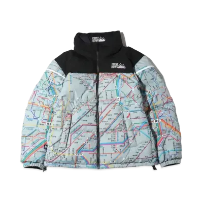 FIRST DOWN × atmos DOWN JACKET TOKYO SUBWAY "Multi"