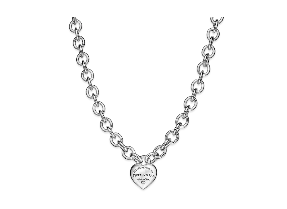 Tiffany & Co. Return to Tiffany Full Heart Toggle Necklace "Silver"