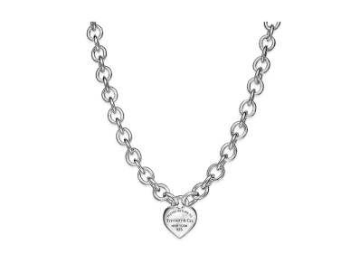 Tiffany & Co. Return to Tiffany Full Heart Toggle Necklace "Silver"