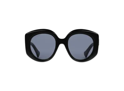 GUCCI Women's Round Sunglasses "Black"