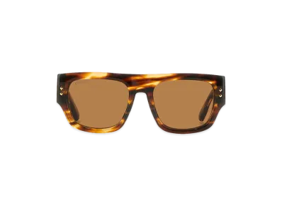GUCCI Women's Square Sunglasses "Brown"