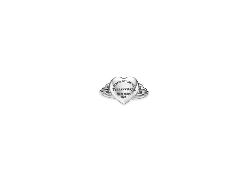 Tiffany & Co. Return to Tiffany Full Heart Ring "Silver"