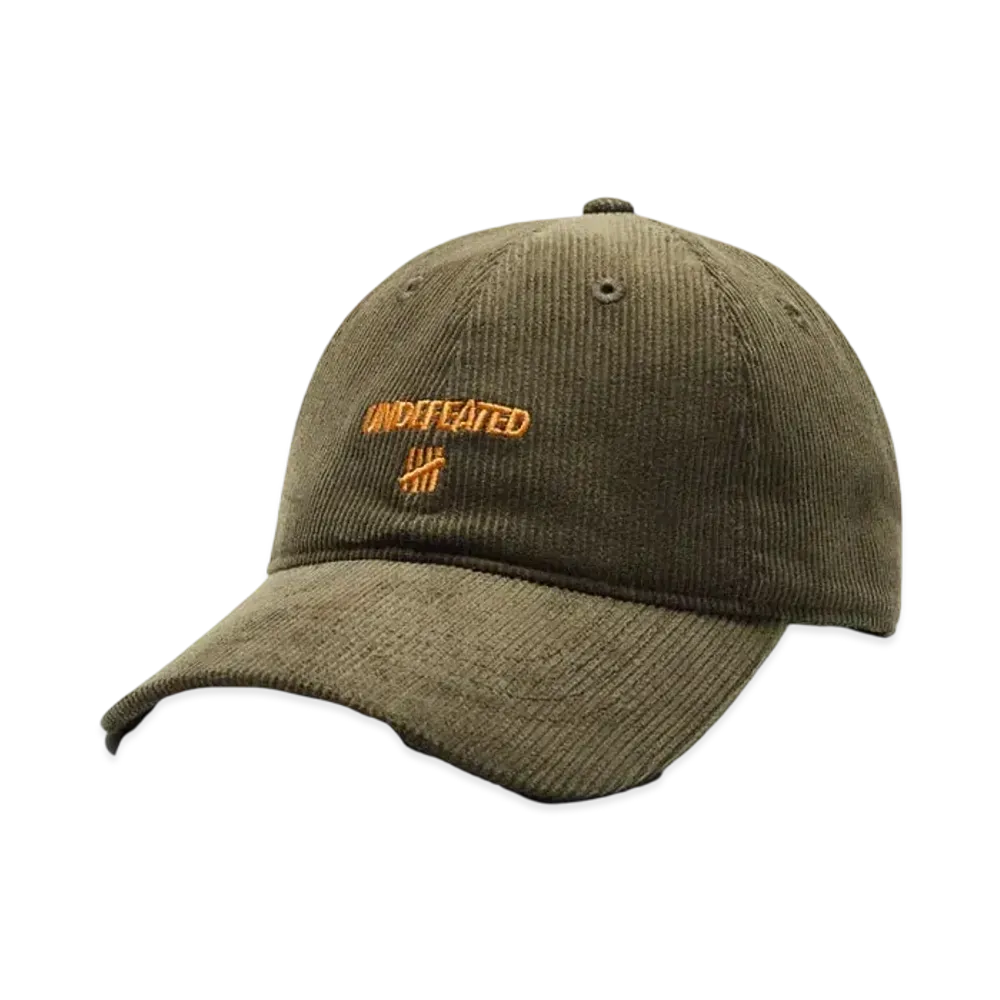 UNDEFEATED Corduroy Strapback "Olive"