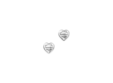 Tiffany & Co. Return to Tiffany Full Heart Earrings "Silver"