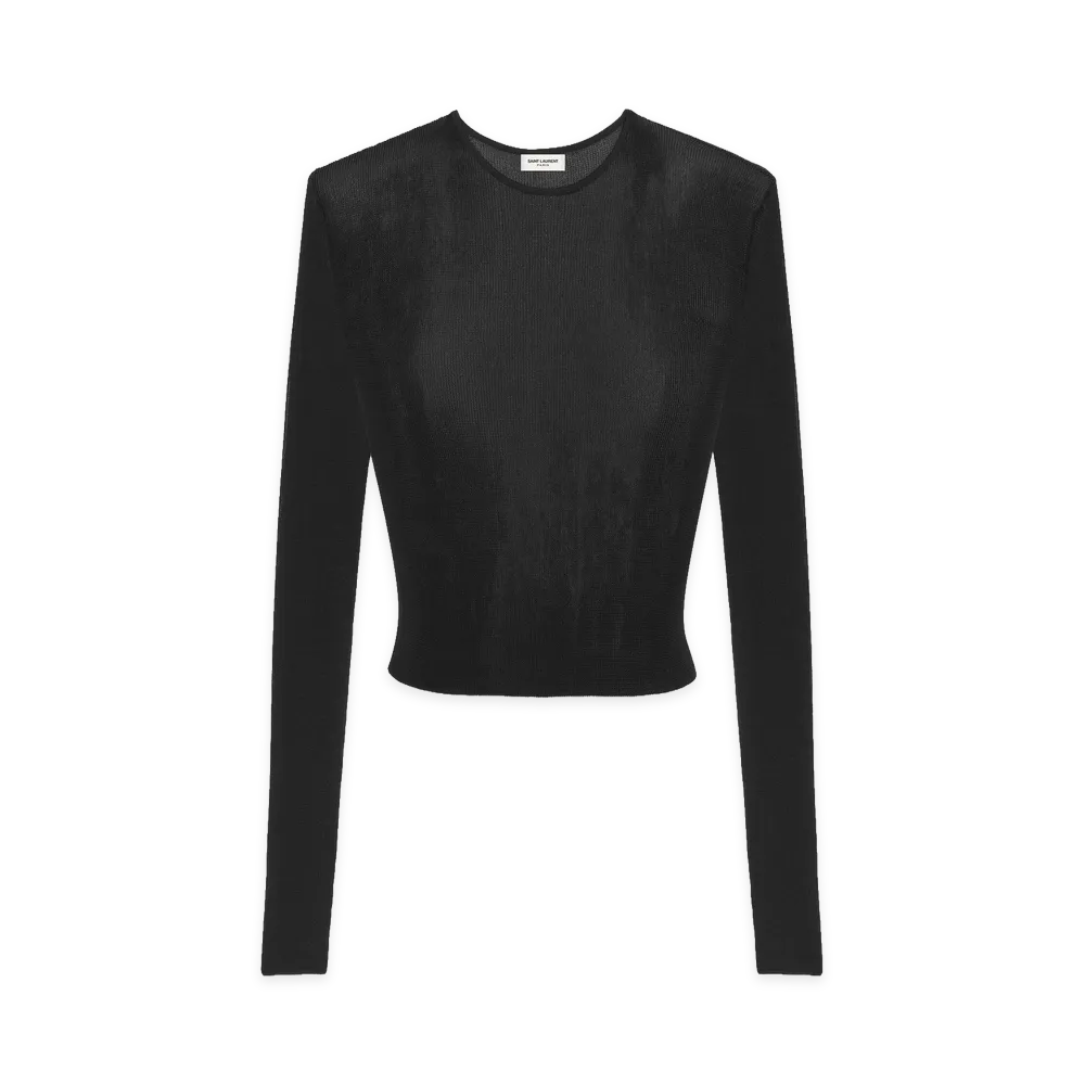 Saint Laurent Women's Sweaters "Black"