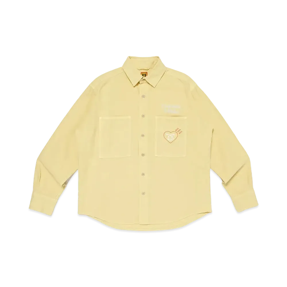 HUMAN MADE Stitch Work Shirt "Beige"