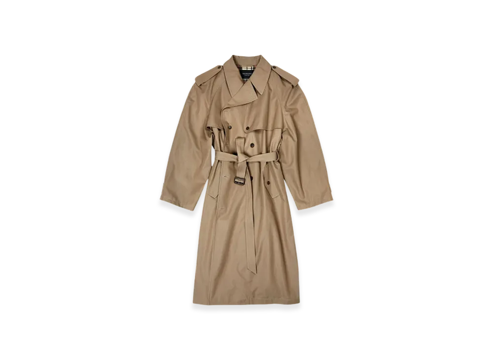 BALENCIAGA ベージュ オーバーサイズ トレンチコート バレンシアガ オーバーサイズ トレンチコート