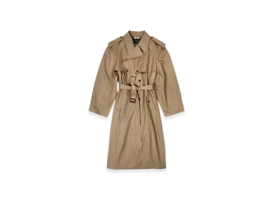 BALENCIAGA Oversized Trench Coat "Beige"