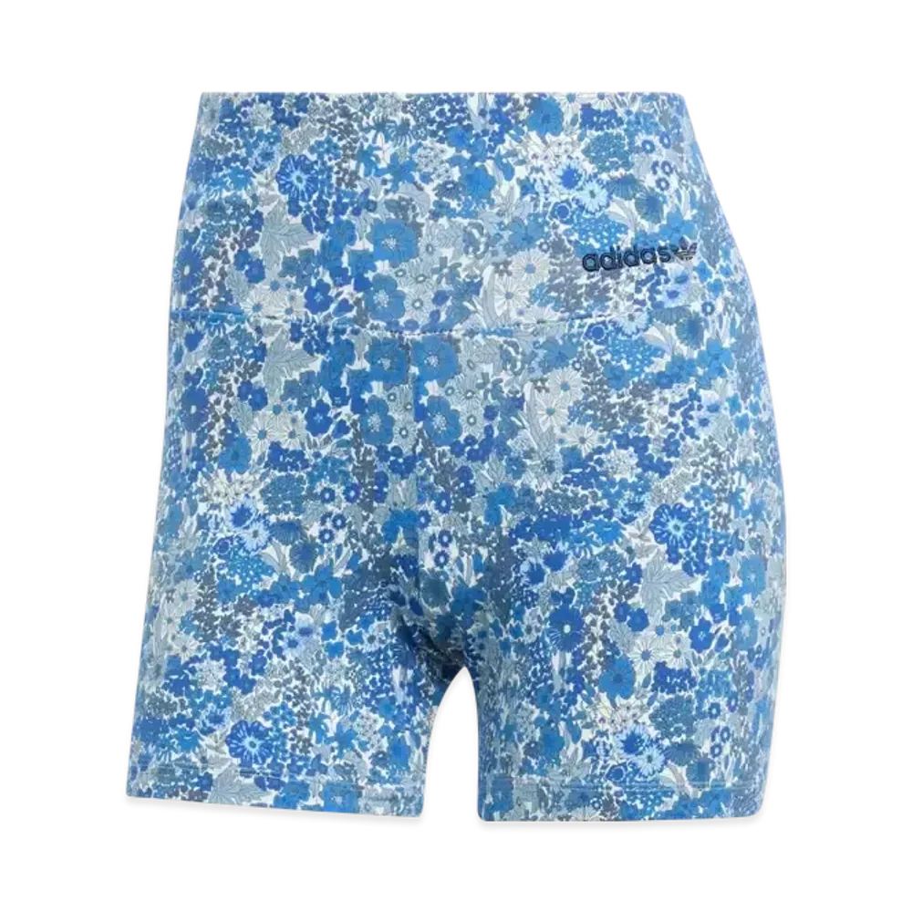 adidas x Liberty London Tonal Booty Shorts "Multicolor/Chalk White/Ambient Sky/Night Indigo"