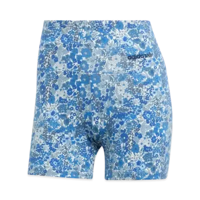adidas x Liberty London Tonal Booty Shorts "Multicolor/Chalk White/Ambient Sky/Night Indigo"