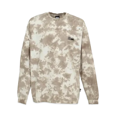 FIRST DOWN TIE DYE L/S T "Taupe"