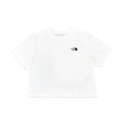 The North Face W Evolution Simpledome Crop Rlx S/S Tee "White"