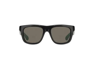 Bottega Veneta Square Injected Sunglasses "Black"
