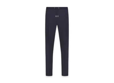 Dior Track Pants Ottoman Technical Cotton "Navy Blue"