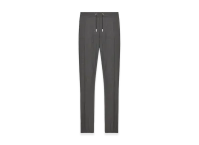 Dior Icons Cashmere Blend Track Pants "Gray"