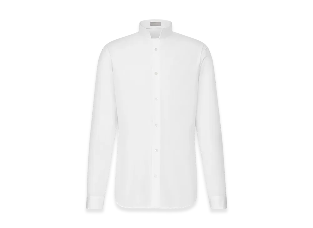 Dior Officer Collar Poplin Shirt "White"