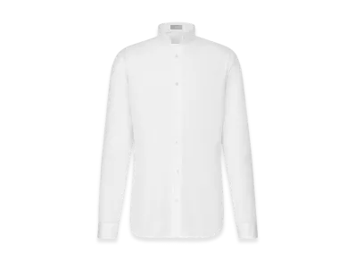 Dior Officer Collar Poplin Shirt "White"