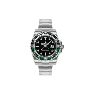 A BATHING APE Type 2 Bapex Crystal Stone "Black/Green"
