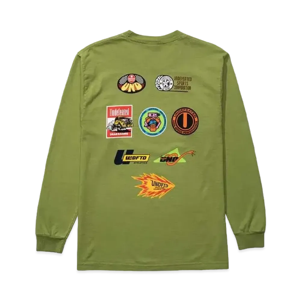 UNDEFEATED Multihitter L/S Tee - 80354 "Olive"