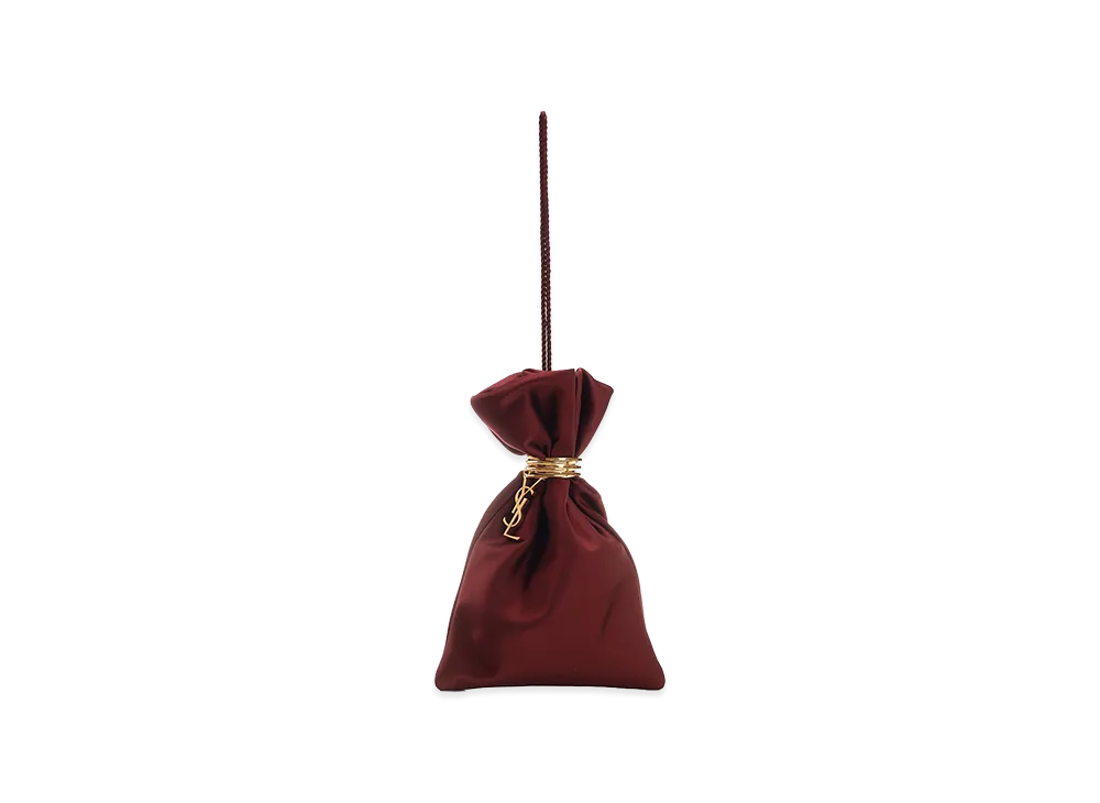 Saint Laurent Women's Evening Pouch "Bordeaux"